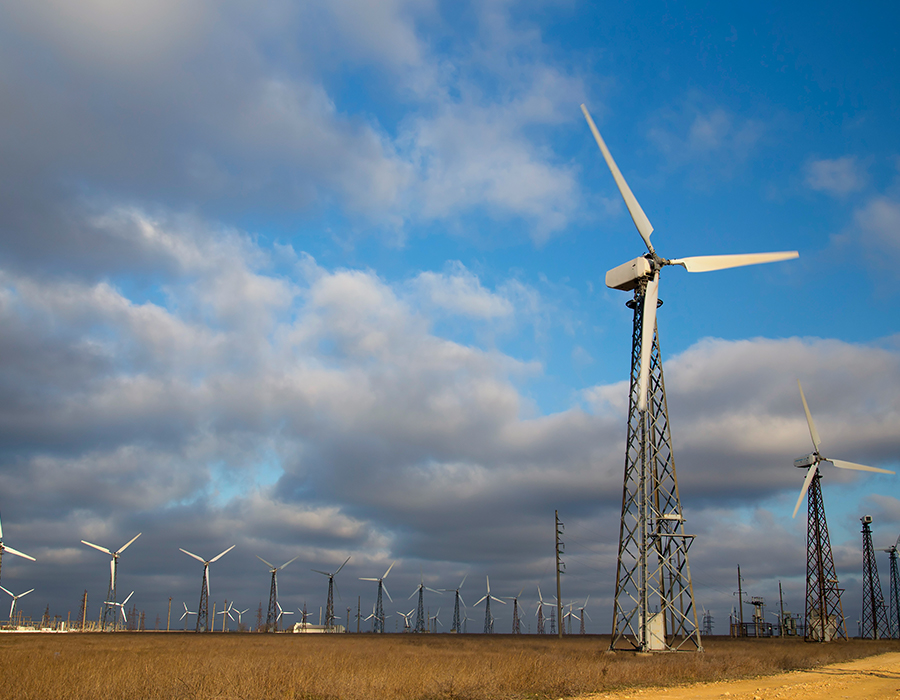 Wytwarzanie energii wiatrowej
